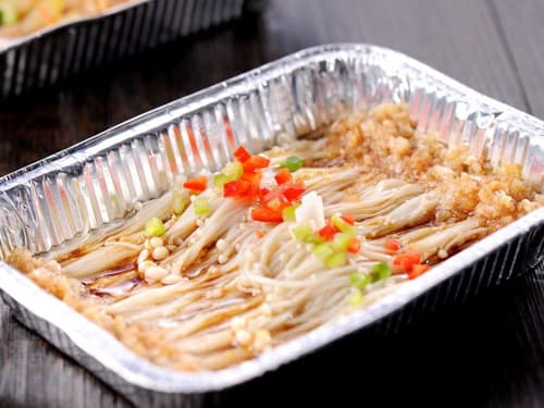 共和锡纸烤金针菇